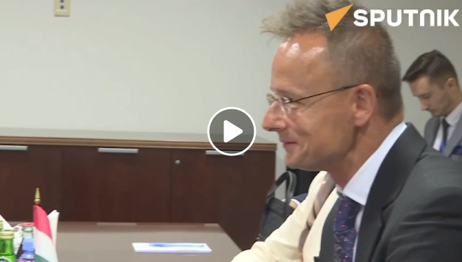 Lavrov I Möte Med Ungerns Utrikesminister