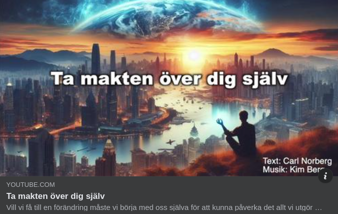 Ta Makten Över Dig Själv