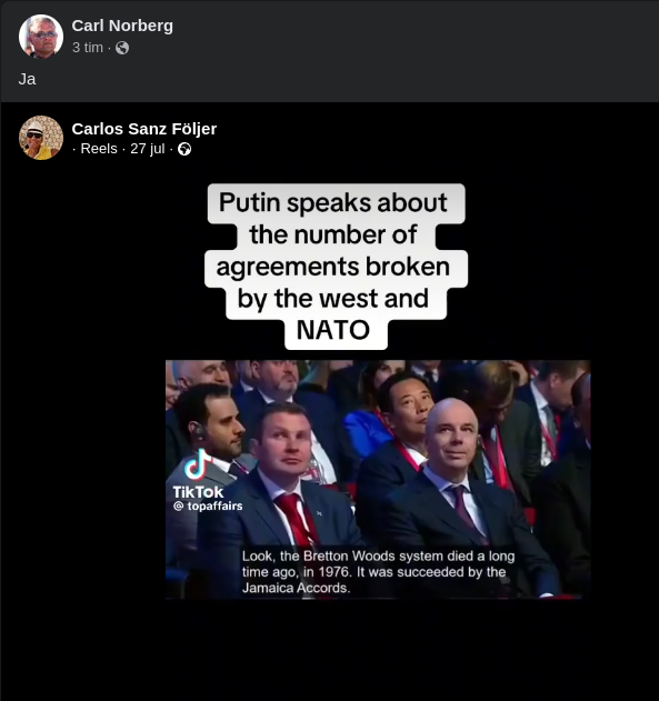 Putin Om Brutna Överenskommelser