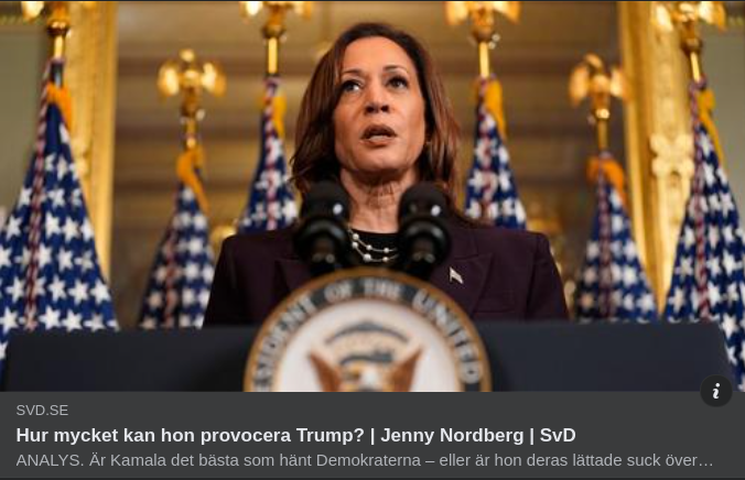 Kamala-Krattande Jenny I SvD