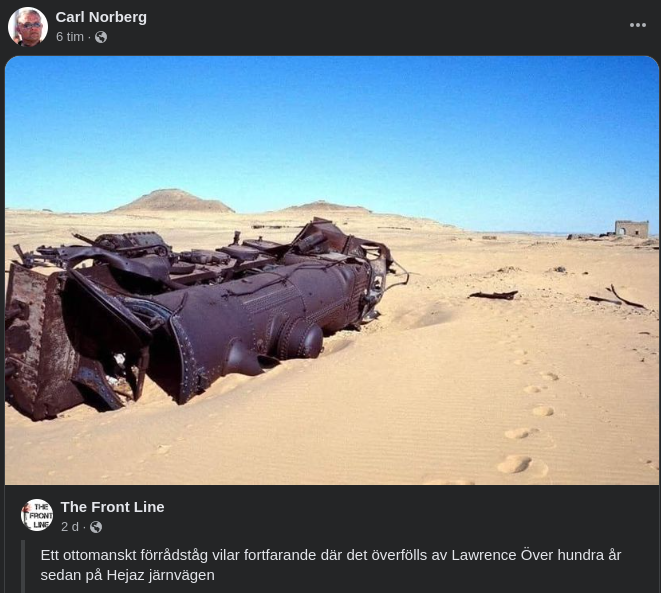 Kvarliggande Ottomanskt Förrådståg