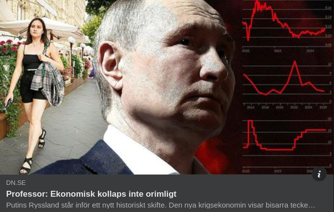 Rysk Ekonomisk Kollaps Inte Orimligt I DN