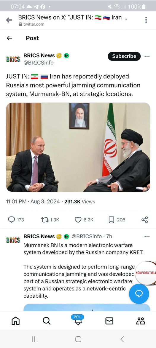 Iran & Rysk Störningsutrustning