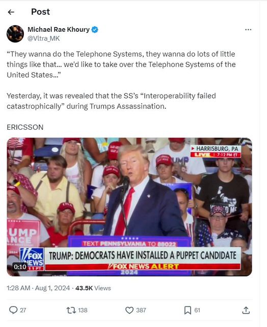 USA:s Telefonsystem & Trump