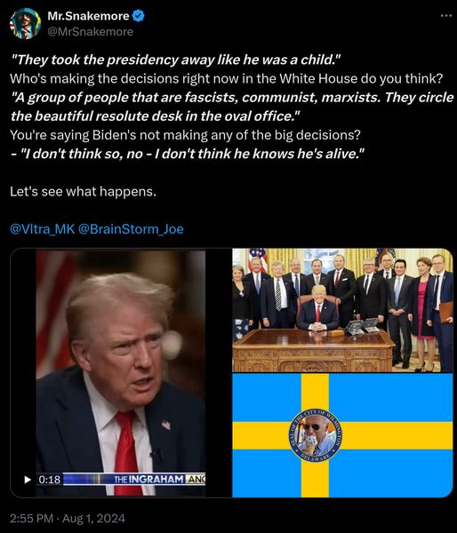 Trump Om En Grupp Människor
