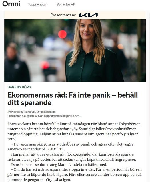 Ekonomiska Expertråd I Börsfallstider