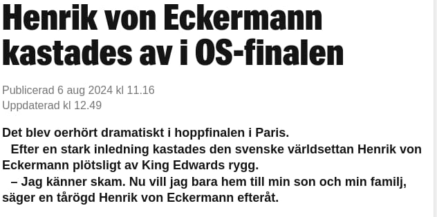 King Edward Kastade Av von Eckerman