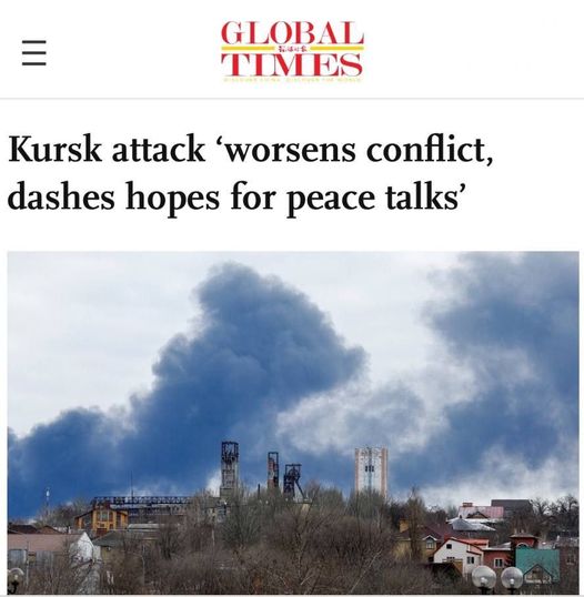 Kina Upprört Över Kursk-Attack