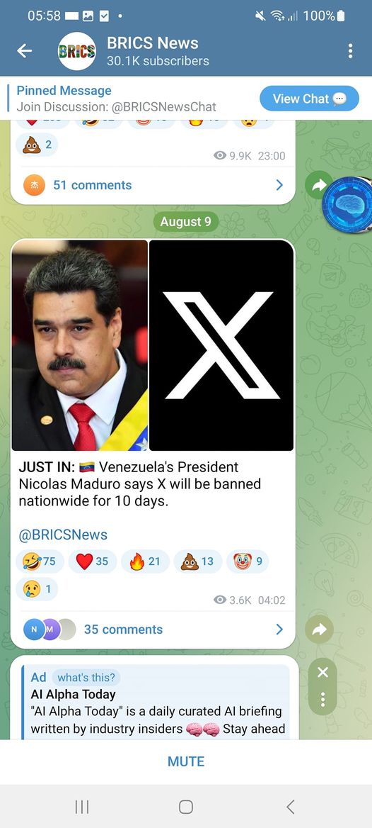 10-Dagars X-Banning I Venezuela