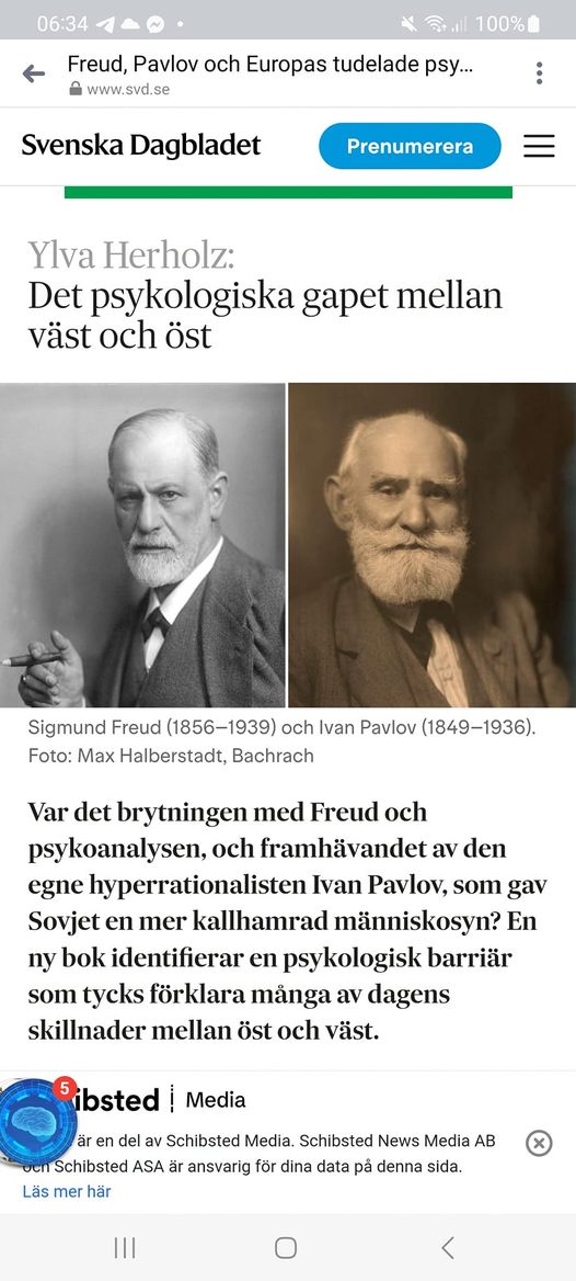 Öst-Västlig Psykologisk Barriär I SvD