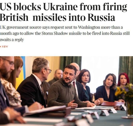 USA Hindrar Ukrainsk Användning Av Brittiska Missiler