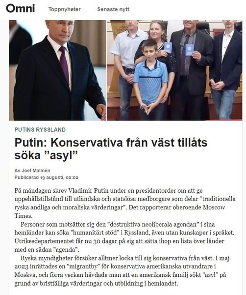 Rysk Värdegrundsasyl