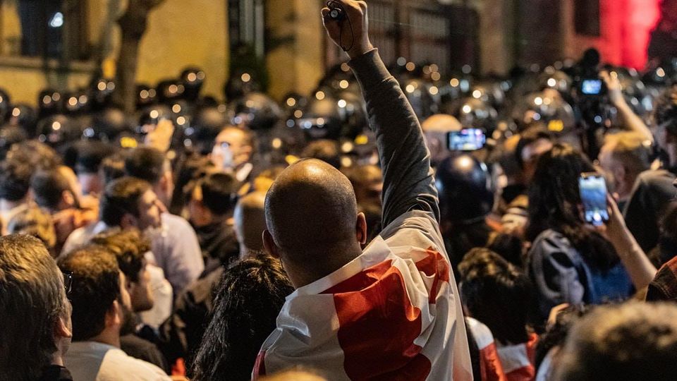 Färgrevolution I Georgien Förbereds