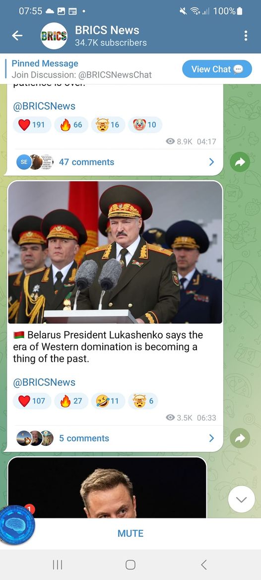 Lukashenko: Slut På Västdominans