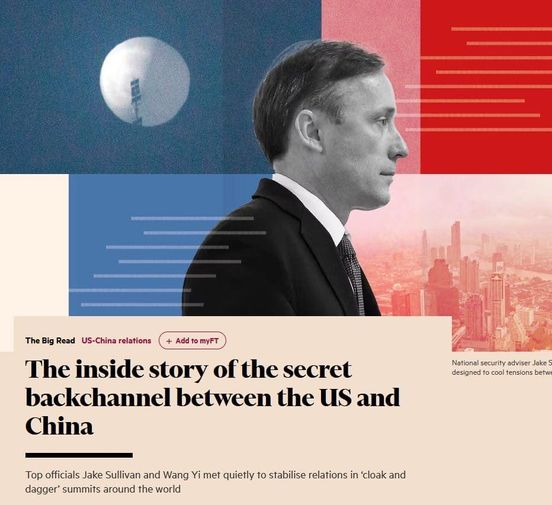 Hemlig Bakkanalskommunikation Mellan USA & Kina