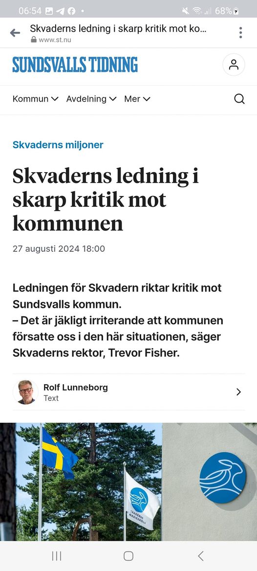 Kommunalkritisk Skvadernledning