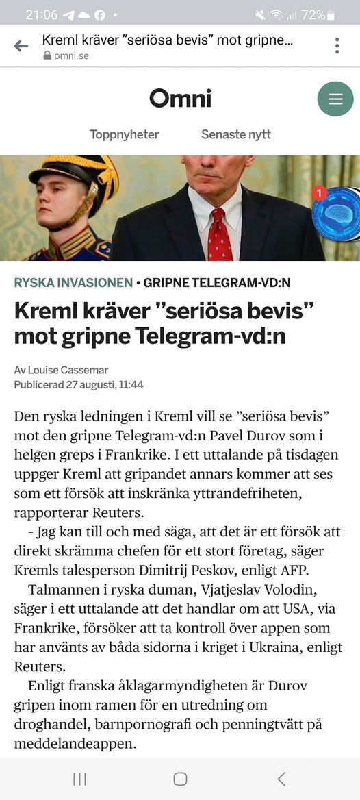 Ryskt Beviskrav I Telegramfallet