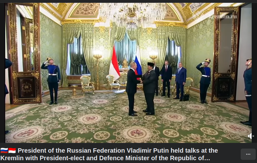 Indonesiskt Besök I Ryssland