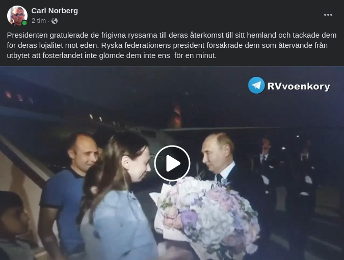 Putin Möter Frigivna