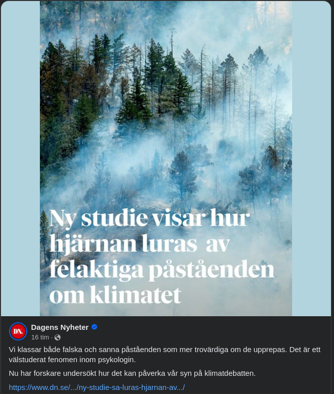 Om Hjärnluriga Klimatpåståenden I DN