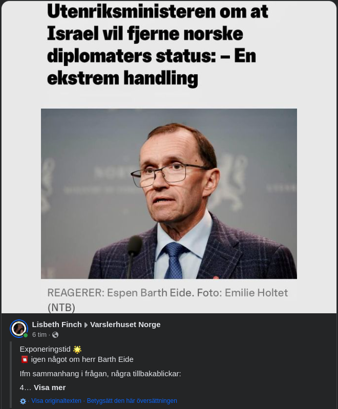 Norsk-Israeliska Relationer