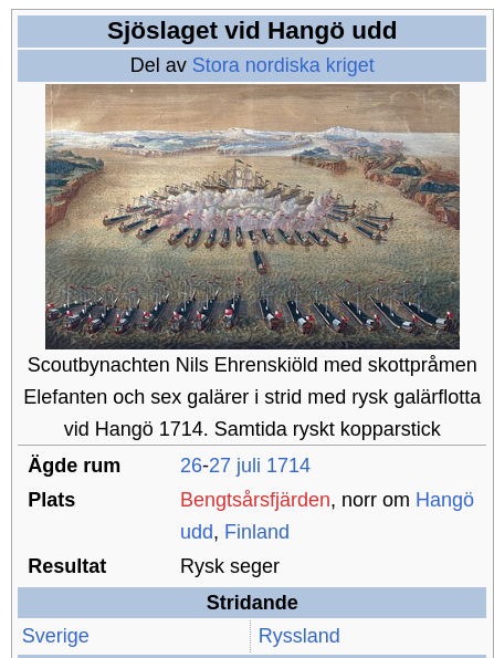 Rysk Seger 1714
