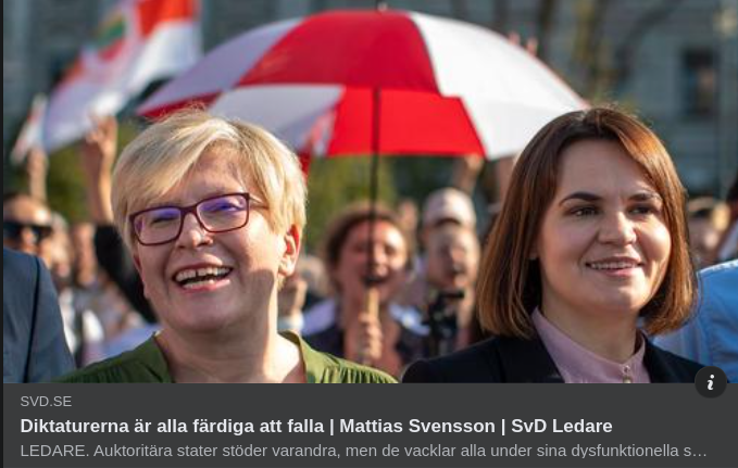 Fallfärdiga Diktaturer I SvD
