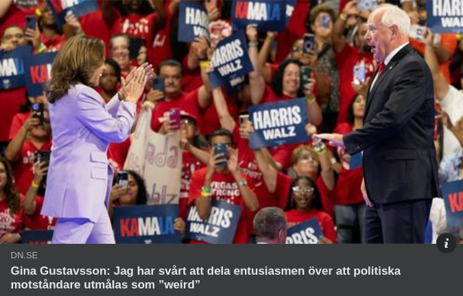 Sviktande Retorikentusiasm I DN