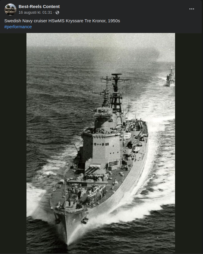 HSwMS Kryssare Tre Kronor