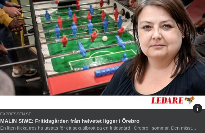Helvetets Fritidsgård I Örebro