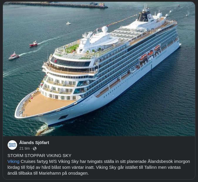 Stormstoppad Ålandsresa