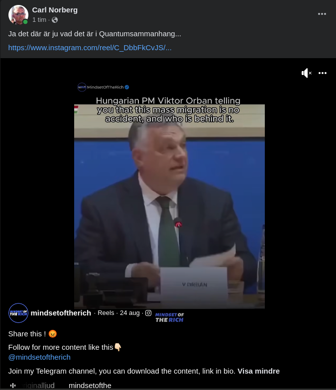 Orbán Om Massmigrationen