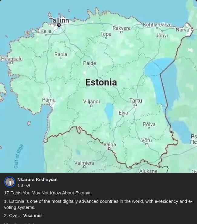 17 Fakta Om Estland