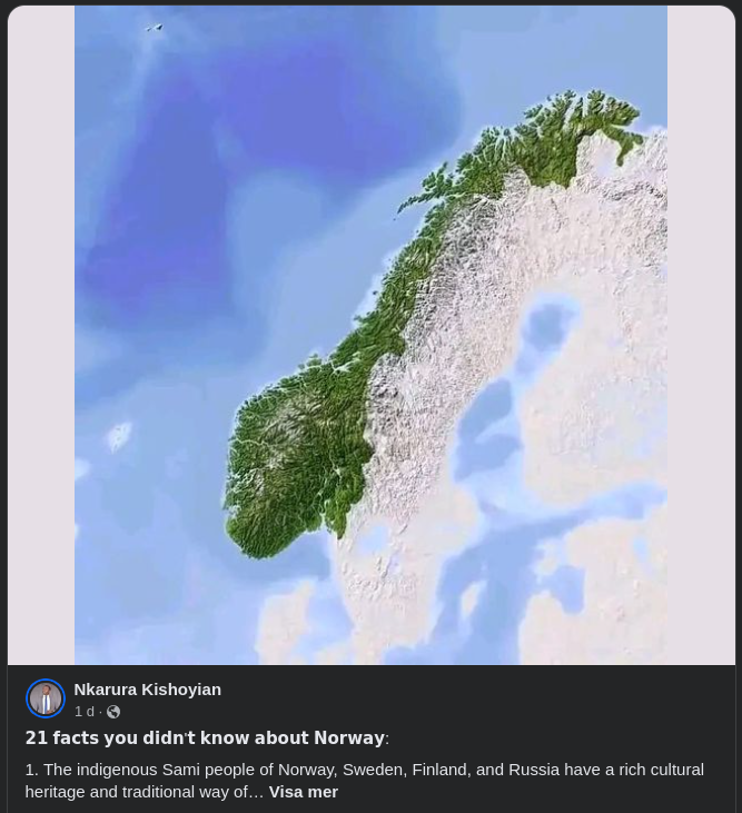 21 Fakta Om Norge