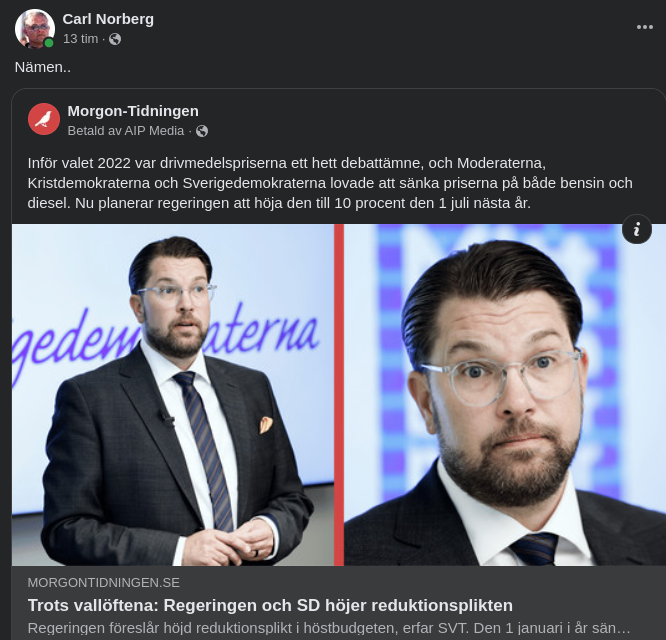 Vallöften & Reduktionsplikt