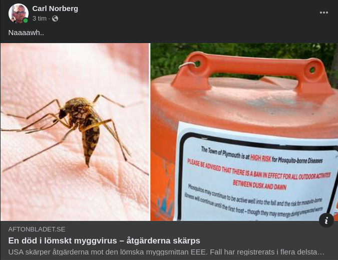 Skärpta Åtgärder Mot Lömsk Myggsmitta