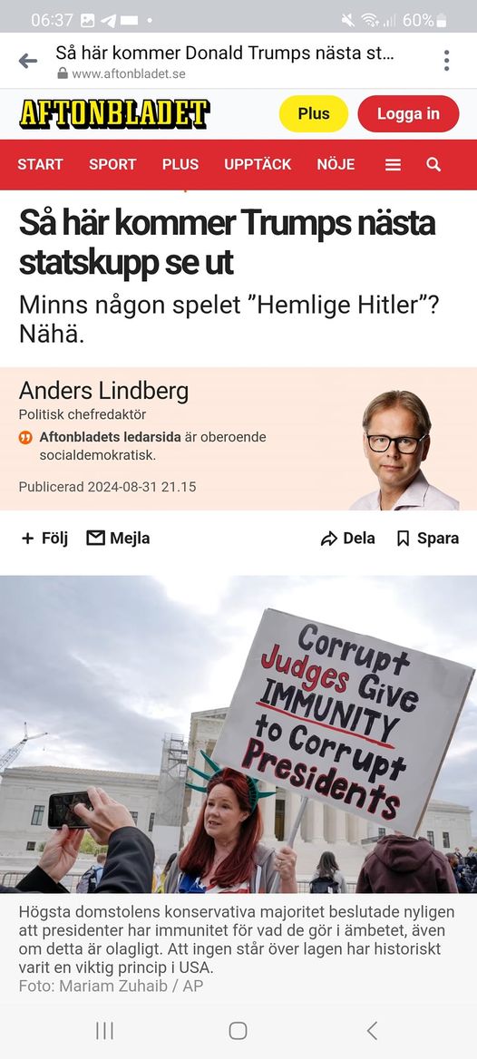 Ormtunga Beskriver Hur Trumps Nästa Statskupp Kommer Att Se Ut