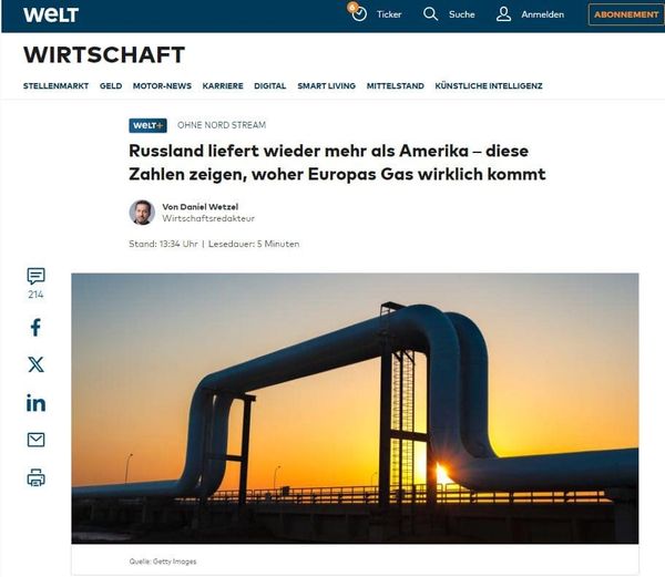 Rysk & Amerikansk EU-Gas