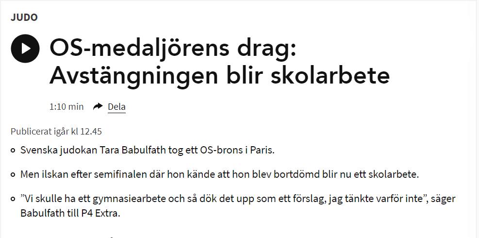 Avstängning Blir Skolarbete