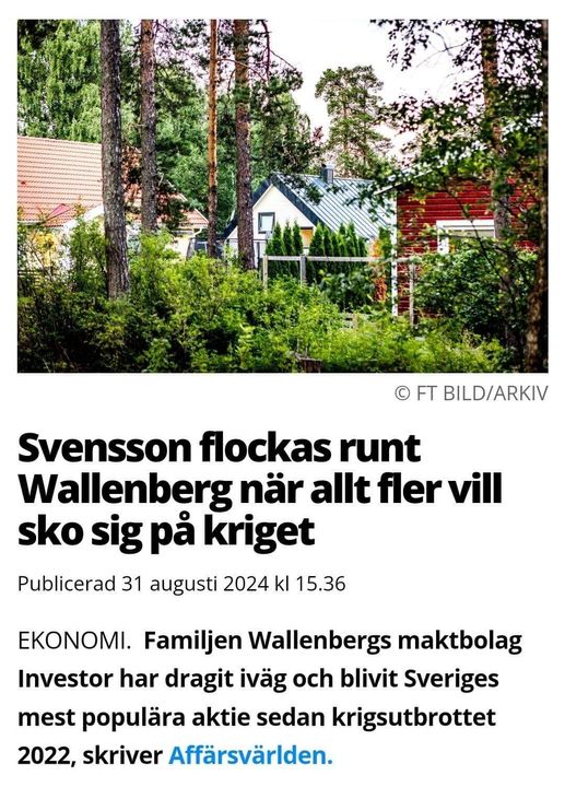 Krigsskoende Wallenbergsflock..