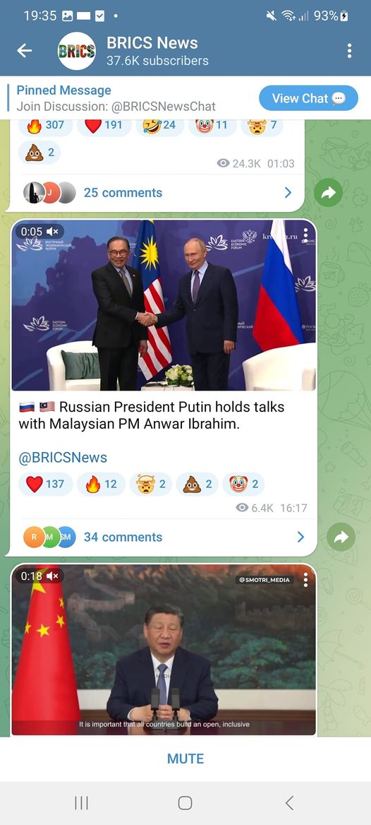 Putin & Malaysias PM