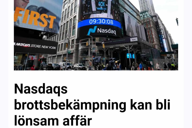 Brottsbekämpande Nasdaq