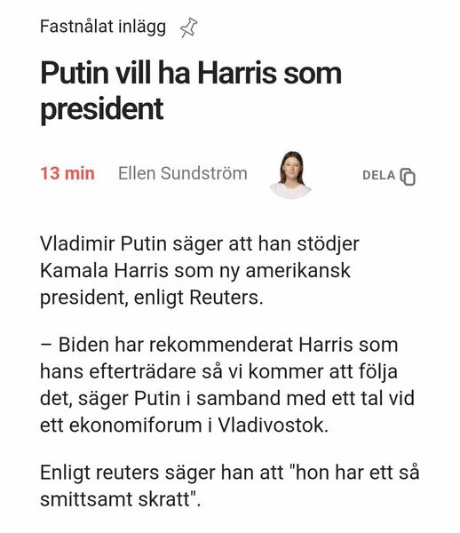 Putin & Smittsamt Kamelskratt..