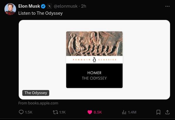 Musk Promotar Gammal Lyssning