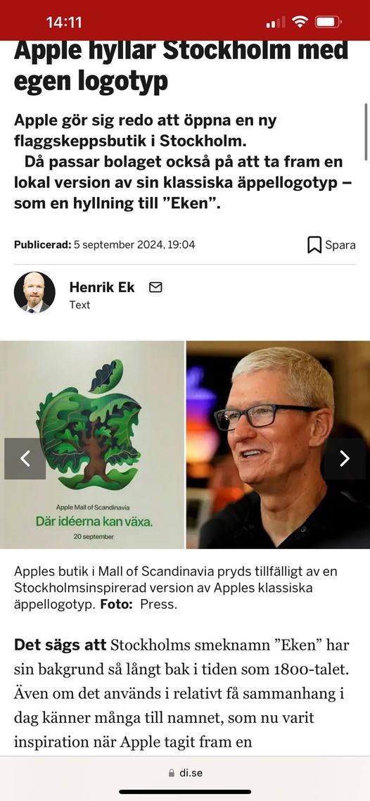Ek-Apple I Stockholm