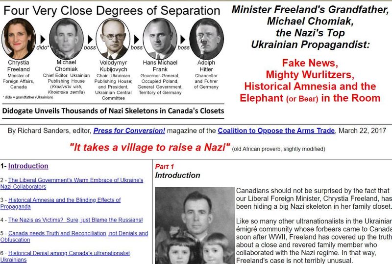 Freeland & Ukrainsk Nazism