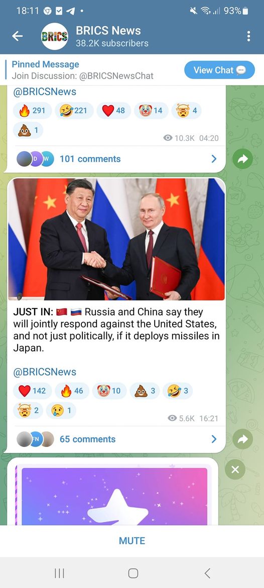 Ryssland & Kina Mot Amerikanska Missiler I Japan