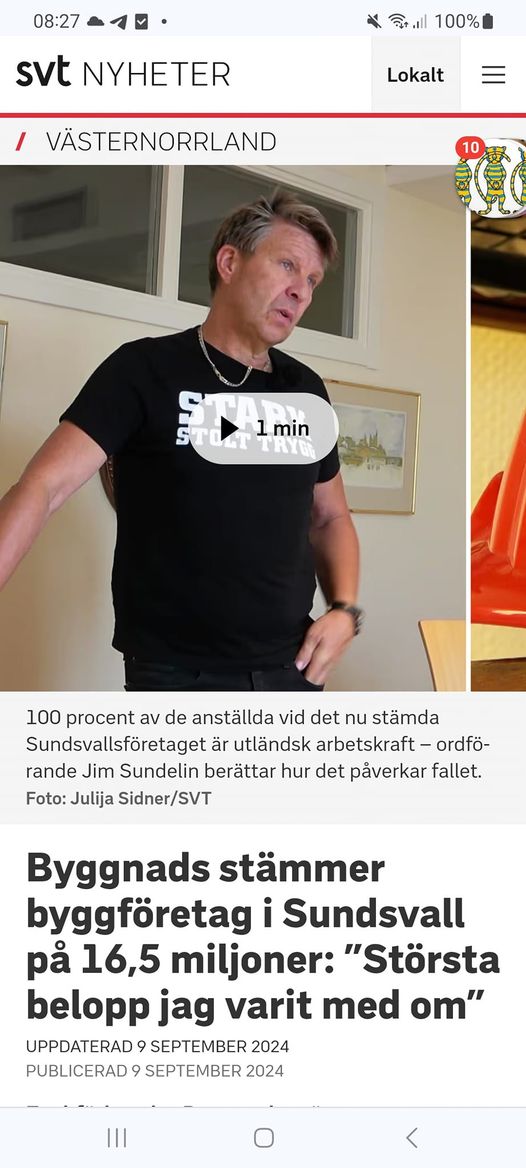 Byggnads Stämmer Sundsvallsföretag På 16,5 Miljarder