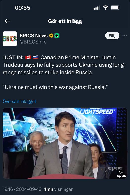 Kanadensiskt Stöd För Ukrainska Långdistansmissilattacker