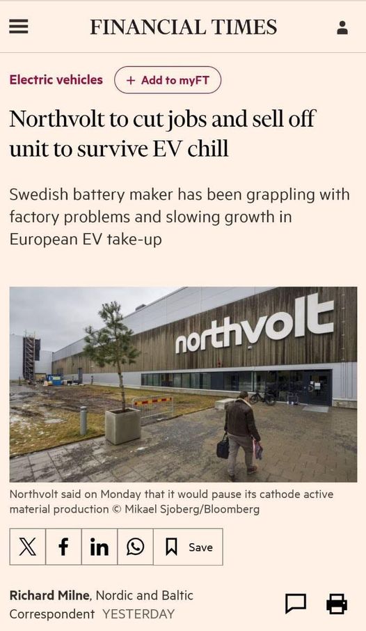 Northvolt I Financial Times